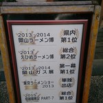 小豆島ラーメンHISHIO - 看板。