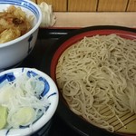 ねぎどん - もりそば・ミニ丼ごはん・かき揚げ