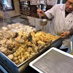 丸健水産 - だし割り　日本酒を５０CC残して､おでんだしを足します