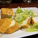 もつ焼 あぶさん - 厚揚げ