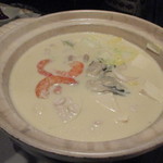 居酒屋　はる坊 - 海鮮豆乳鍋