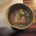 居酒屋　はる坊 - お通しは海老芋