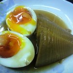 上田温酒場 - ｢半熟たまご､たけのこ｣