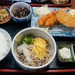 のせや - ミックスフライ定食