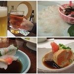 八郎鮨 - 鉄刺と鮟鱇肝、母ノンアルコール(≧Д≦)