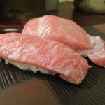 八郎鮨 - 本マグロ大トロ