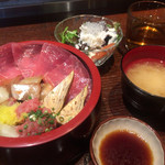 肉料理 &寿司酒場 MANRUI - 海鮮まぐろ丼セット