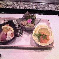 鉄板焼 ふじた - [料理] 前菜３種 全景♪ｗ