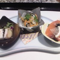 鉄板焼 ふじた - [料理] 前菜３種 全景♪ｗ