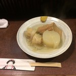 おかめ - おでん（大根、厚揚げ、ロールキャベツ）
