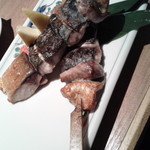 サバの駅 - 銀サバの串焼き