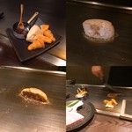 鉄板ステーキハウスsuzuka  欅 - フォアグラ焼いてます！