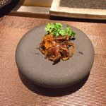 鉄板ステーキハウスsuzuka  欅 - 牛しぐれ煮