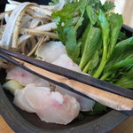 ごはん屋 今ここ - あんこう鍋の具