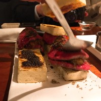よろにく - ロッシーニ風サンド作成中