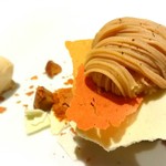 レフェルヴェソンス - 溶け合う～ 熟成栗と山ぶどうのモンブラン、ブルーチーズのメレンゲ、ラムアイスクリーム