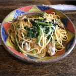 Italian Pasta BAMBINA - 今週？のパスタ〜牡蠣とほうれん草のパスタ
            
