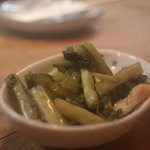 来っ来知っ来 - お通しは野沢菜