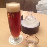 正月屋吉兆 新宿伊勢丹 - 生ビールと純米酒 Jan/2017