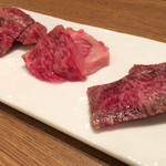 お肉屋 けいすけ 三男坊 - 厳選3種盛