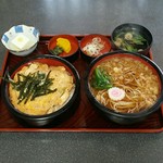 Sarashina - 親子丼セット(お蕎麦大盛り)：800円