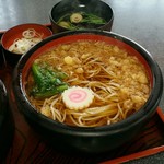 更科 - 親子丼セット：タヌキ蕎麦