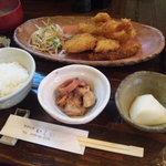 活魚料理 いし田 - ミックスフライ定食