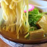 麺屋 高橋 - おさかな正油らーめんの麺