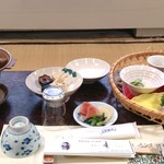 たおやかな宿 寿 - 夕食(2食付12420円)　2014.5