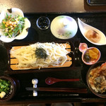 時のきら - わたしが、いただいた、うーめんミニ天丼