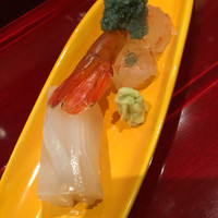 銀座 しのはら - ましけの牡丹海老 明石の針イカ