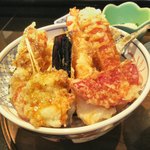 てんぷら天夜一夜 - 天丼アップ