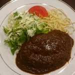 洋食屋キッチンジロー - ハンバーグ（デミグラスソース）