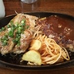 街のハンバーグ屋さん - 本日のA定食(680円)