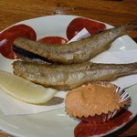 ふぶき - こまいの素揚げ290円