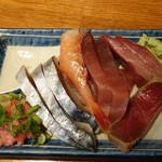 刺身3点盛り390円