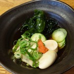 ふぶき - ふぐの白子ぽん酢390円