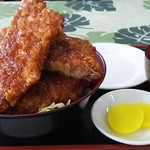 十文字屋 - 磐梯カツ丼（分厚い豚ロース肉が４枚）