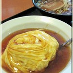 Umai - 天津飯+醤油ラーメン