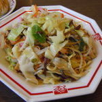 中華料理 牡丹園 - ランチセット660円の皿うどん