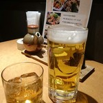 釧路ふく亭 - ビールと梅酒