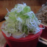 小沢そば屋 - 刻みネギも山盛り
