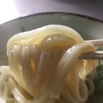 谷川米穀店 - 温麺の方はモチっとした食感がホッとするね～