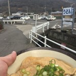讃岐うどん がもう - お決まりの、この構図ですが＾＾やはりイイですね♪