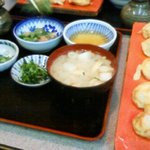 京助 - 玉子焼き（明石焼き）定食　700円