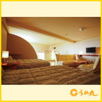うめ丸旅館 - 客室露天の特別室、メゾネットタイプ宿泊部屋　2Ｆ洋室イメージ
