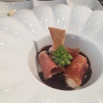 ビストロ ダイア - フグ白子の生ハム巻