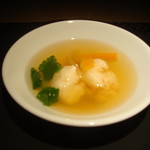 GRILL&DINING MANHATTAN TABLE - [料理] 海老しんじょの和風スープ