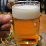 露石 - まずはビールで