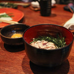 癒宴 - 鰹の生利節 卵かけご飯 ～名古屋コーチンの卵使用～☆